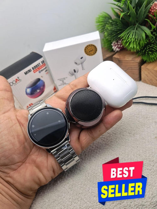 3 in 1 combo Active 2, Jbl mini speaker, Tws airpod